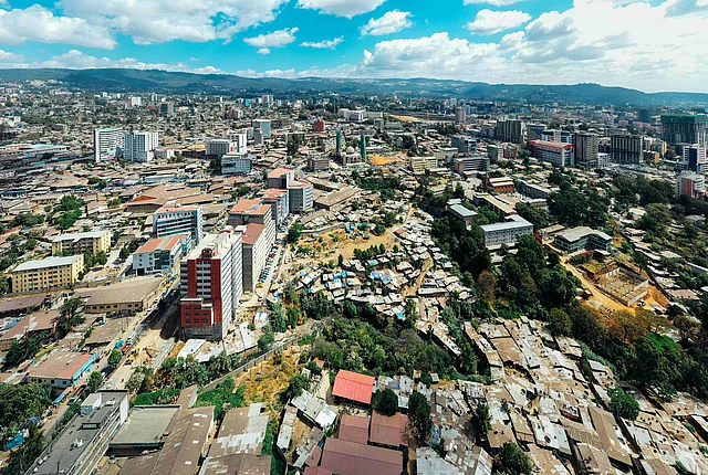 Aerial View of Nairobi City